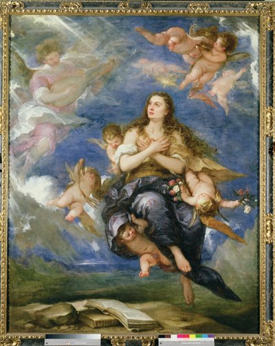 Die Himmelfahrt der Maria Magdalena von José Antolínez